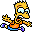 Bart Unabridged Bart falling icon