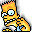 Bart Unabridged Startled Bart monster icon