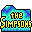Folder Blue Green Simpsons 2 icon