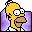 Folder Violet Homer icon