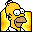 Folder Yellow Homer icon