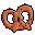 Food pretzel icon