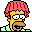 Homertopia Homer drunk with lampshade icon