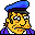 Lisas Wedding Older Quimby as cab driver icon