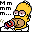 Rollover Homer swills beer 2 icon