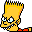 Simpsons Family Fiendish Bart icon