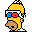 Simpsons Family Homer in 3D icon