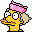 Townspeople Doughnut delivery man icon