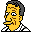 Townspeople Frank Ormand pretzel man icon